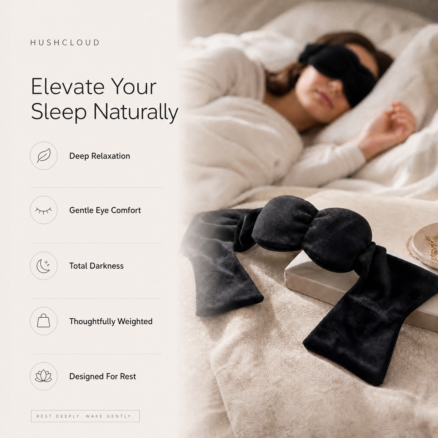 HushCloud - Weighted Sleep Mask