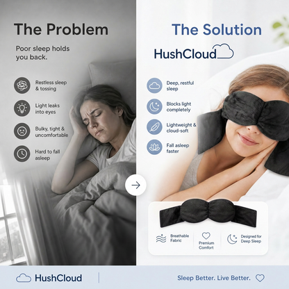 HushCloud - Weighted Sleep Mask